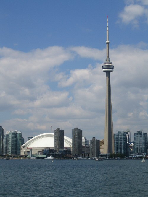 Toronto - Rogers Center and CN Tower