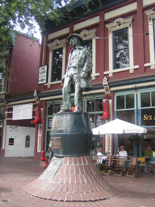Vancouver - Gassy Jack statue in Gastown