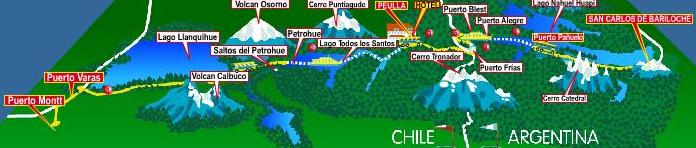 Andean Crossing map
