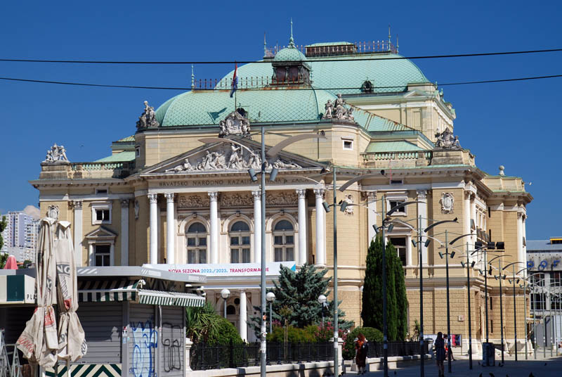 Rijeka - Croatian National Theatre Ivan pl. Zajc