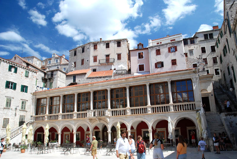 Sibenik - Plaza de la Republica de Croacia