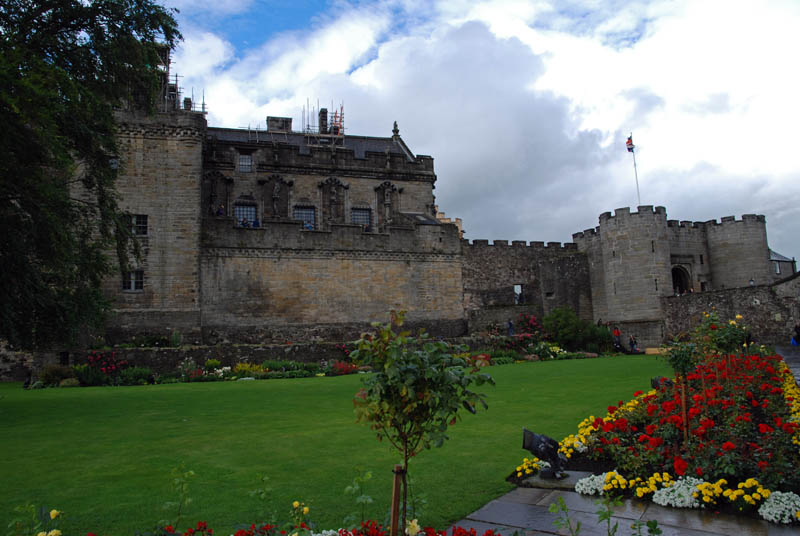 Stirling castle - Queen Anne Gardens