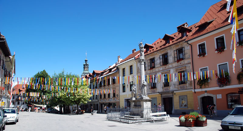 Skofja Loka - Plaza Mestni Trg