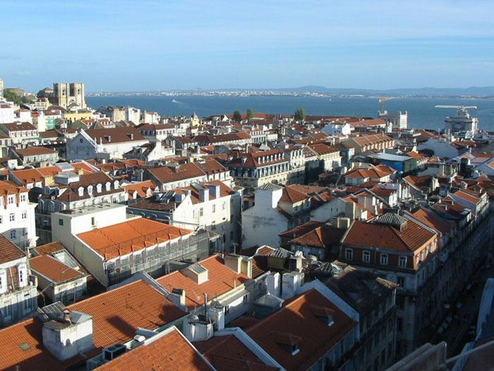 Lisboa - la Baixa (ciudad baja)