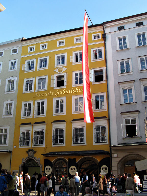 Salzburgo - Casa de Mozart (Mozart-Wohnhaus)