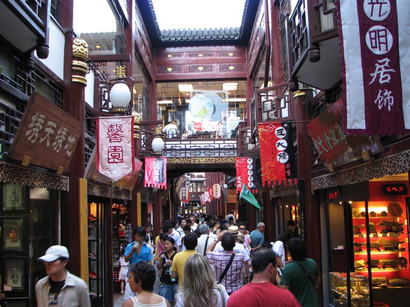 Shangai - Mercadillo junto a Jardines Yuyuan