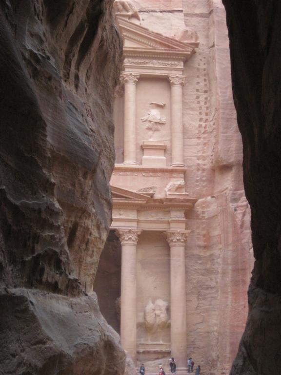 Petra - The Treasury from the Siq
