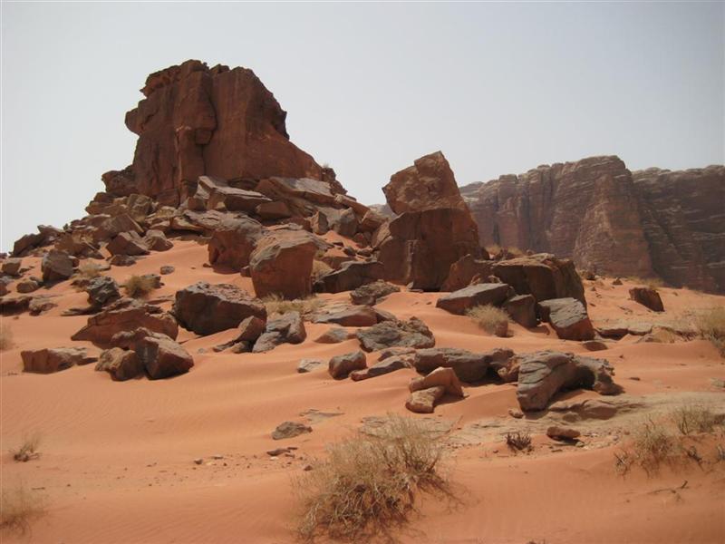 Wadi Rum - Formaciones rocosas