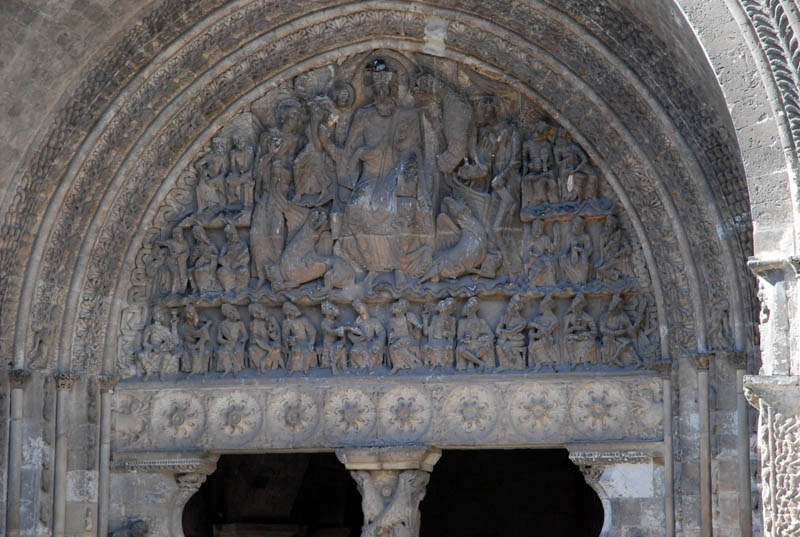 Moissac - The tympanum of the Moissac Abbey