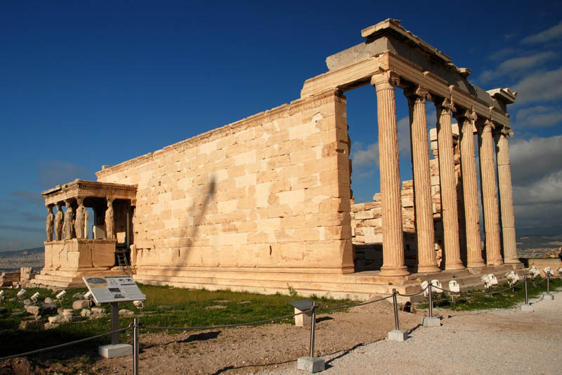 Athens - Erechtheion and Porch of the Caryatids