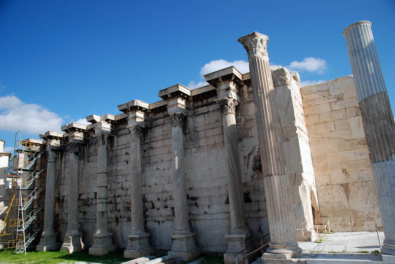 Athens - Hadrian's Library on the Roman agora