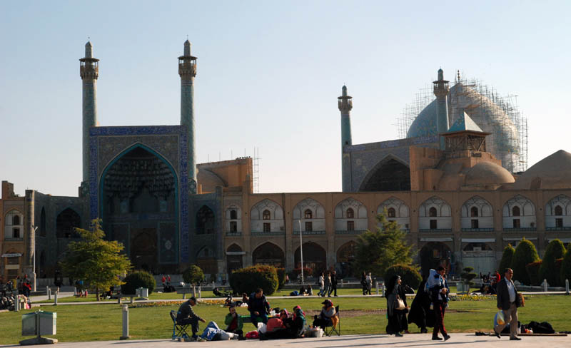 Isfahan - Mezquita Sha en la plaza Naqsh-e Jahan