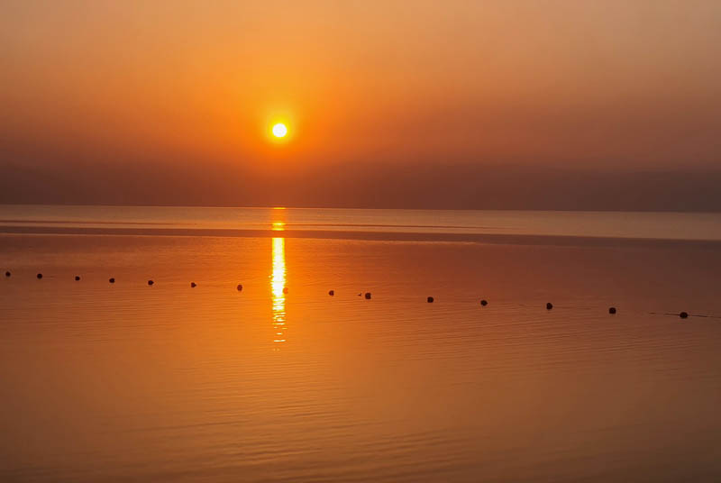 Sunset at the Dead Sea