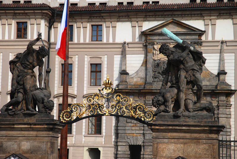 Prague - Hradcanske Namesti square