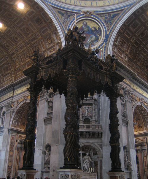 San Pietro - Baldaquino de Bernini