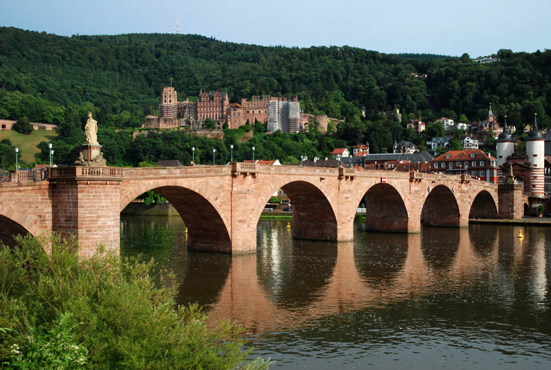 Heidelberg - Alte-brücke (Puente antiguo)
