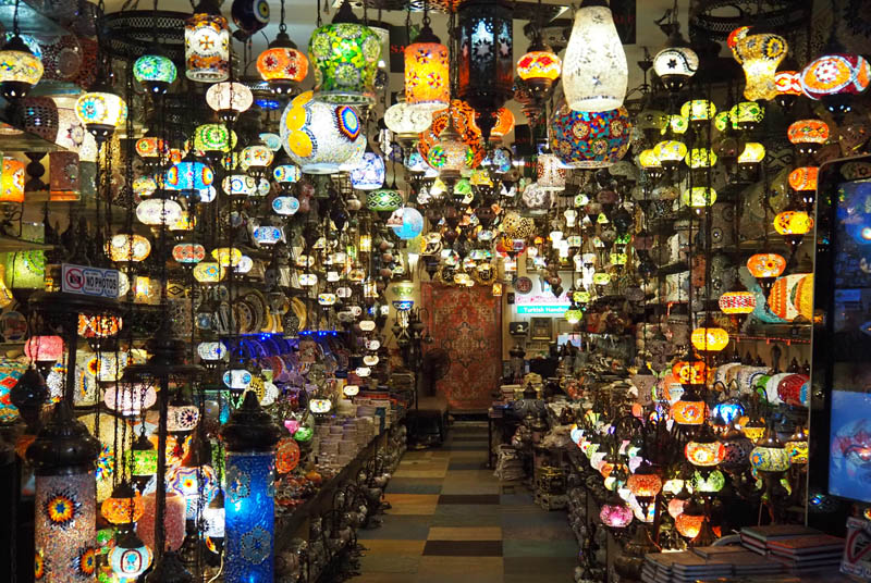 Singapore - Turkish lamps at Arab Street