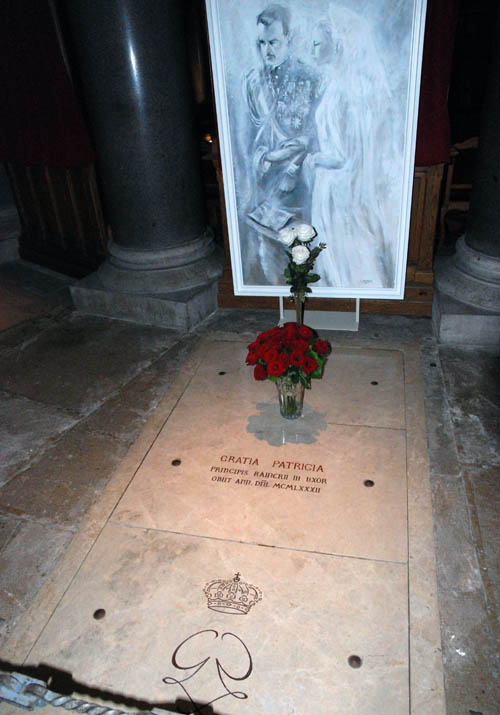 Catedral de Mónaco - Tumba de Grace Kelly